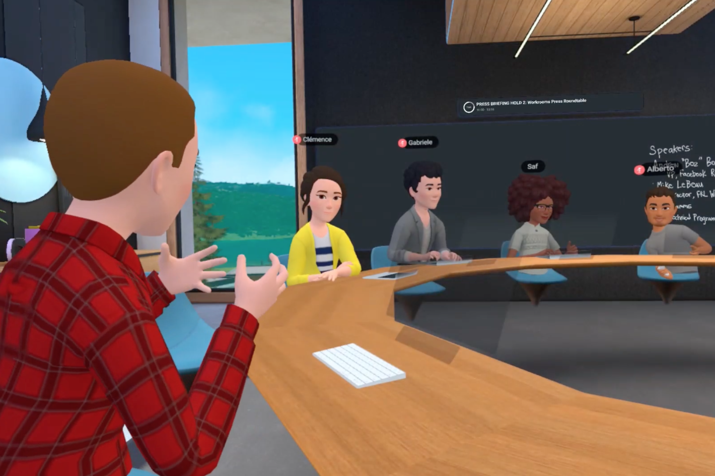 We tested... Horizon Workrooms, the new virtual reality application from Facebook