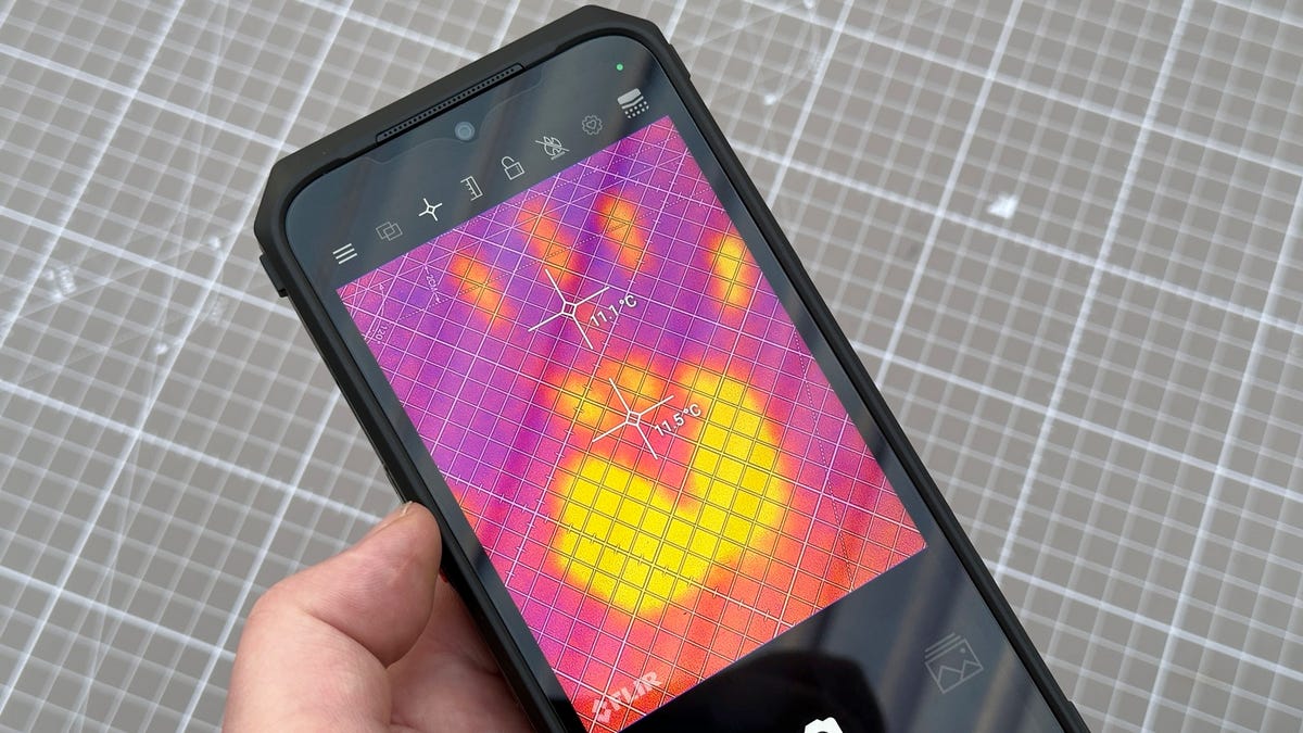 The thermal camera is the flagship function of this phone