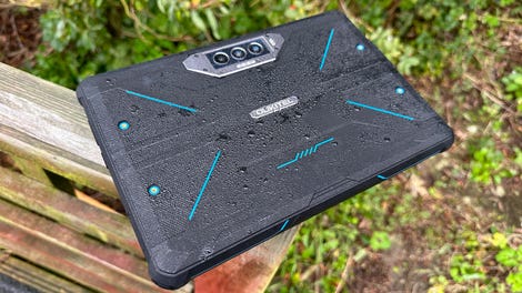 The Oukitel RT7 5G in rain