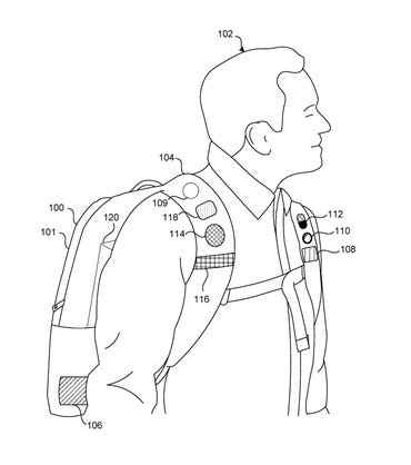 AI backpack patent