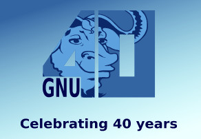 The GNU project celebrates its 40th anniversary