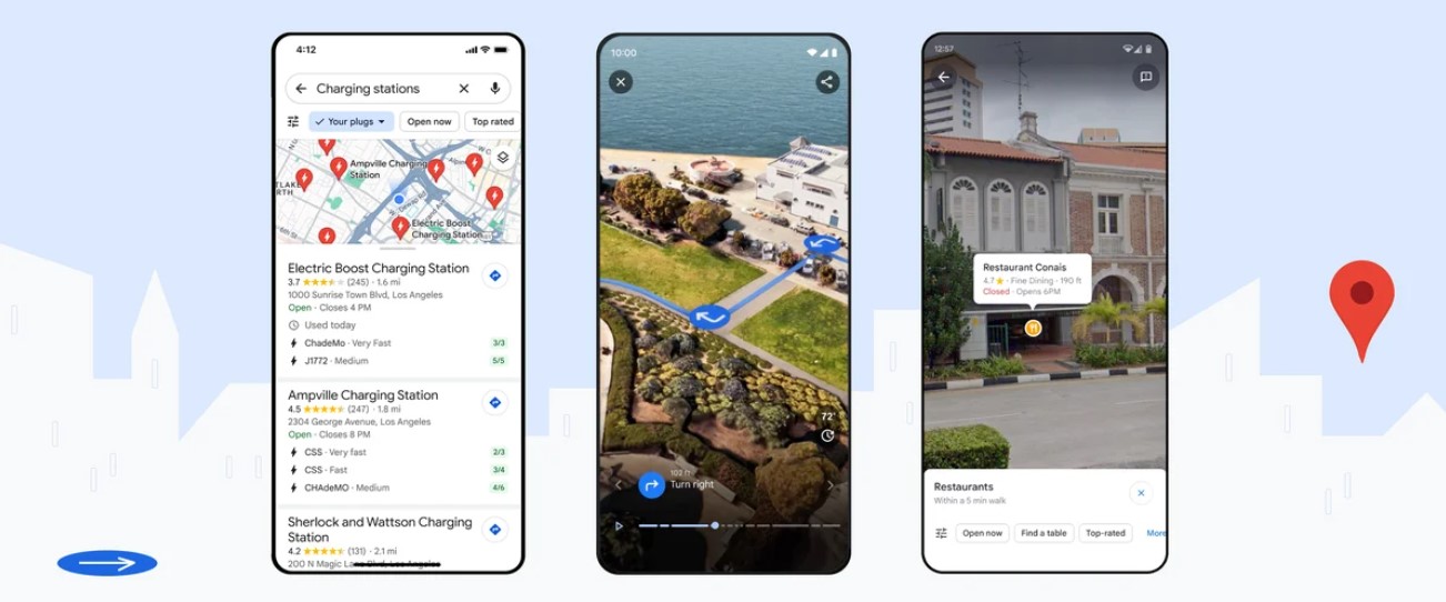 Google Maps propose une nouvelle vue immersive alimentée par l’IA