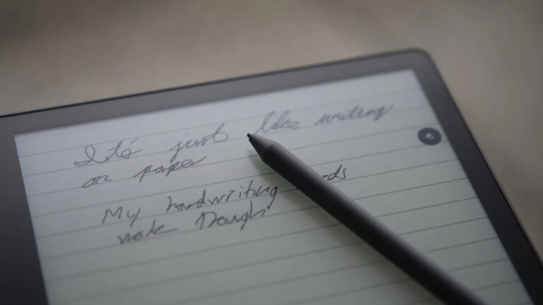 Kindle Scribe: The update adds handwriting search, and it’s effective